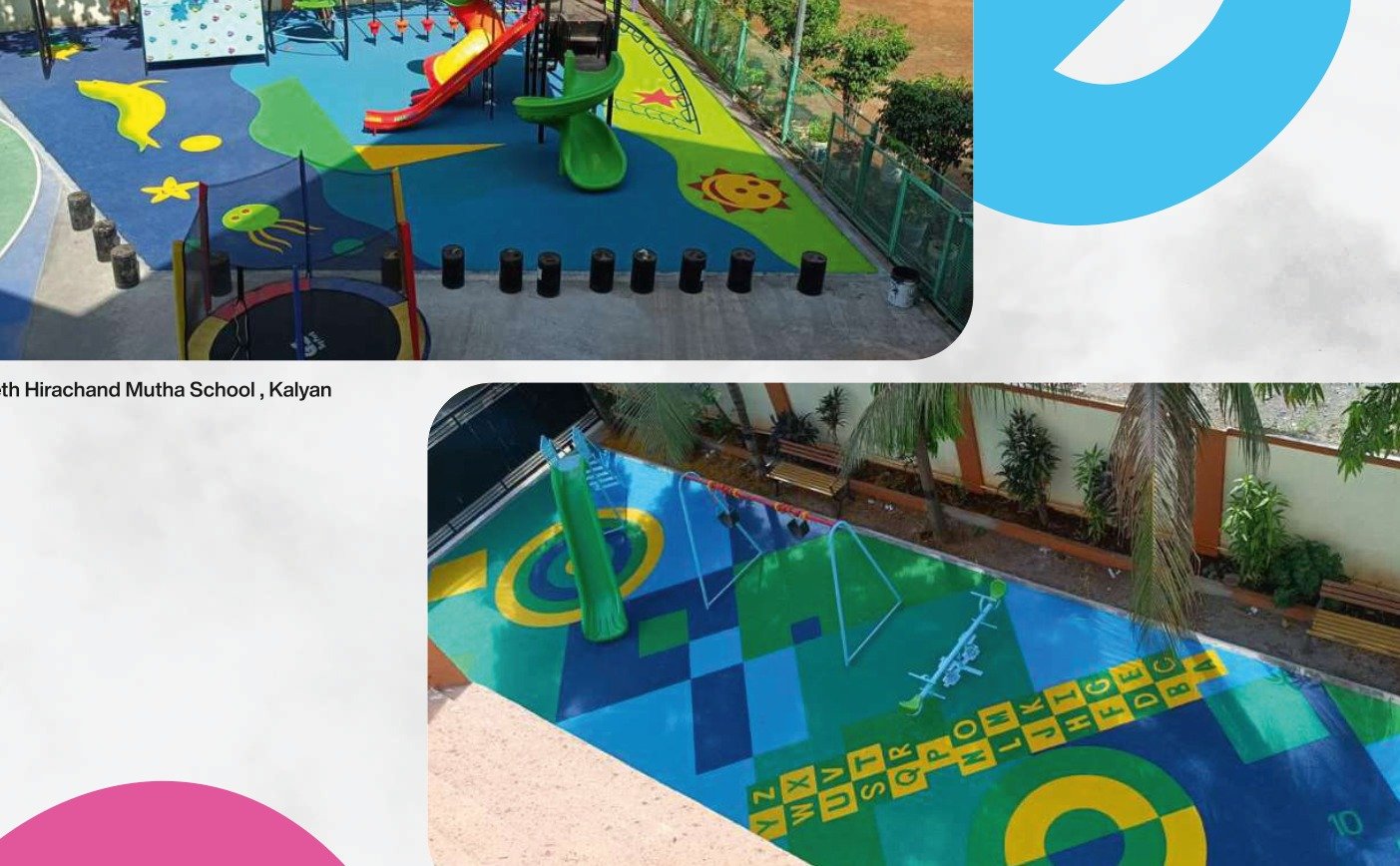 Seamless Wet-Pour EPDM Safety Rubber Flooring