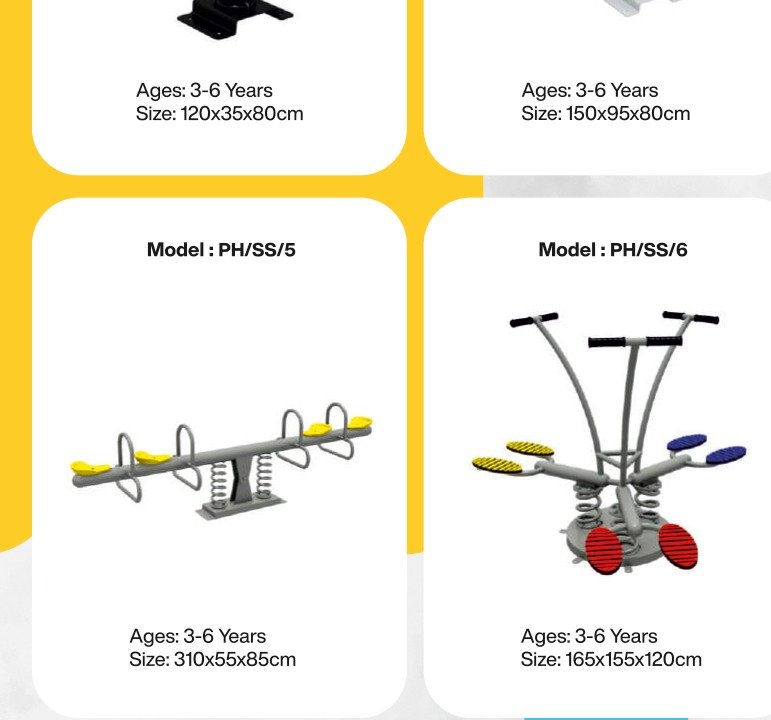 Heavy-Duty Dual Rider See-Saw