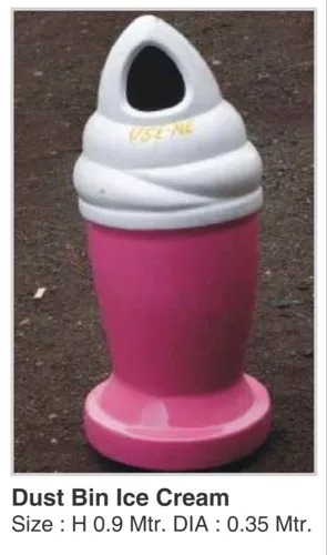 Ice Cream Dustbin Manufacturers, Suppliers in Nashik